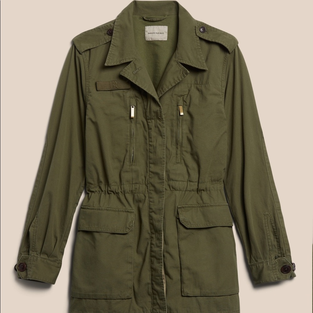 NWT Banana Republic Green Utility Field Jacket